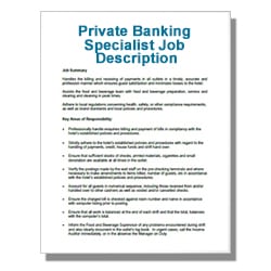 private-banking-job-responsibilities