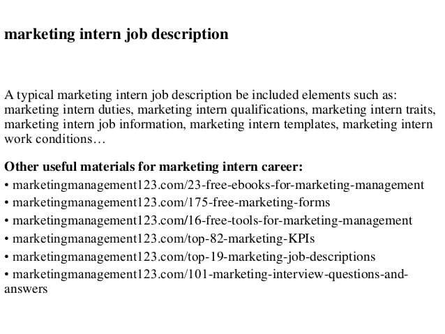 marketing-intern-job-responsibilities