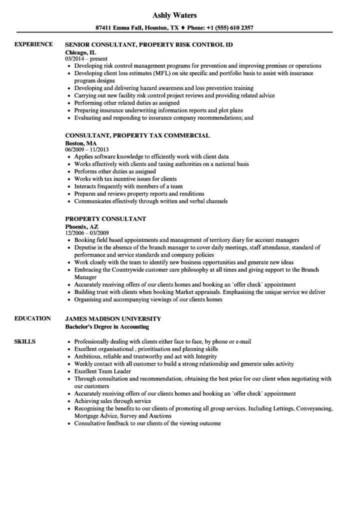 Property Consultant Job Responsibilities Job Responsibilities