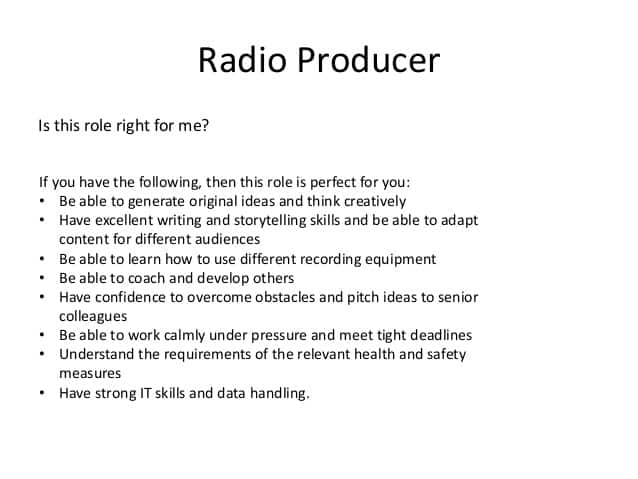 radio-producers-job-responsibilities