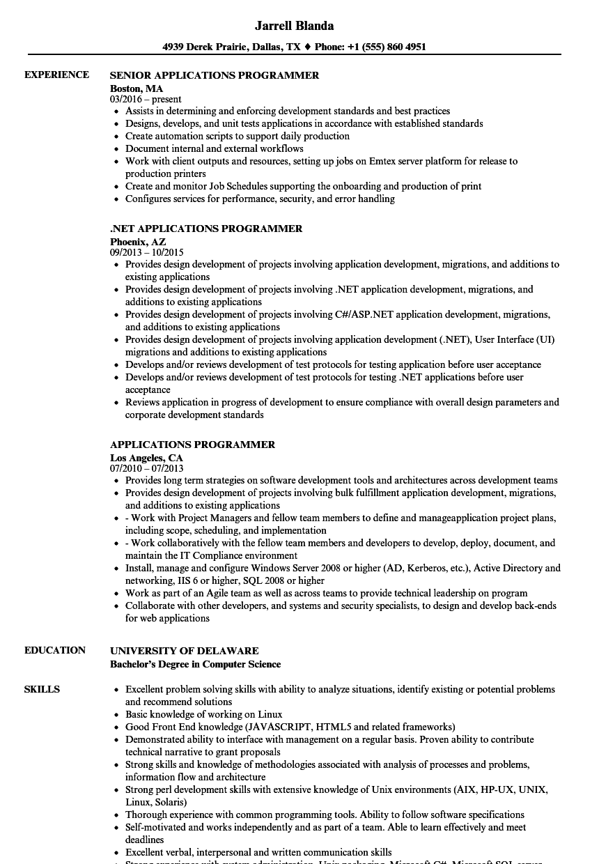 applications-programmer-job-responsibilities