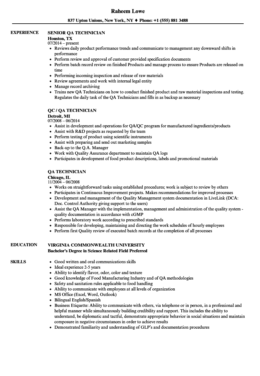qa-technician-job-responsibilities