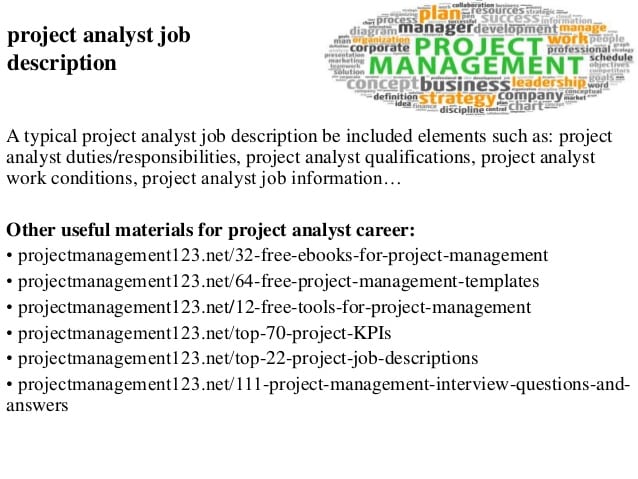 project-analyst-job-responsibilities
