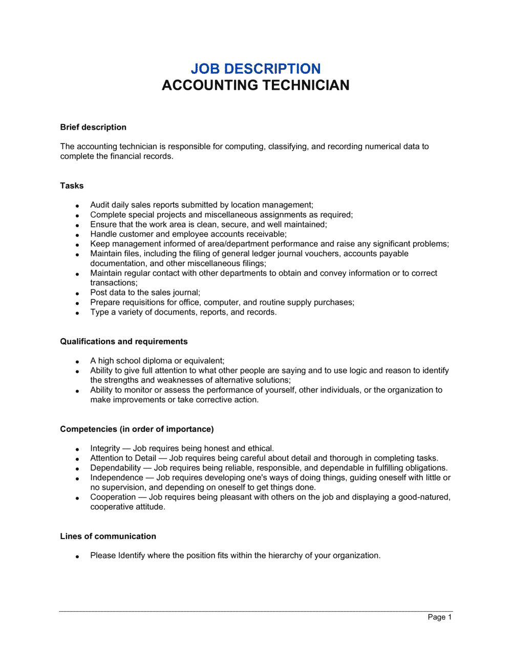 accounting-technician-job-responsibilities
