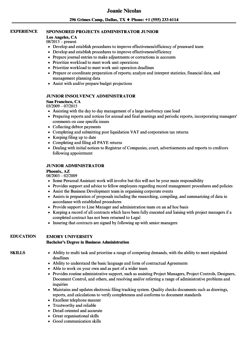 junior-administrator-job-responsibilities